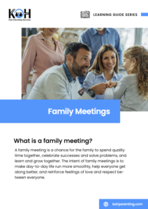 Family Meetings: How to Conduct