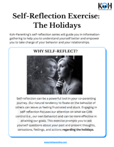 Self-Reflection Exercise 1 - The Holidays