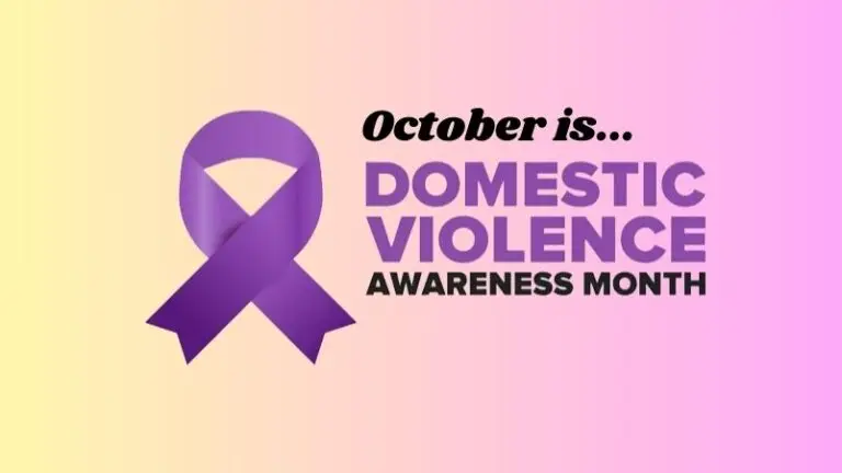 October is Domestic violence awareness month