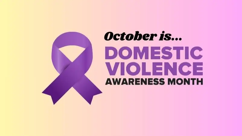 October is Domestic violence awareness month