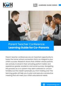 Parent Teacher Conference: Learning Guide for Co-Parents