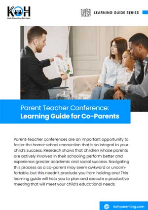Parent Teacher Conference: Learning Guide for Co-Parents - cover
