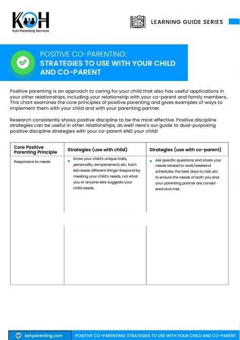 Strategies to Use With Your Child & Co-Parent