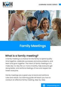 Family Meetings: How to Conduct