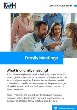 Coparenting Family Meetings Guide - cover page