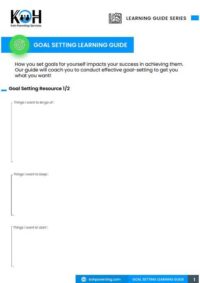 Goal Setting Guide