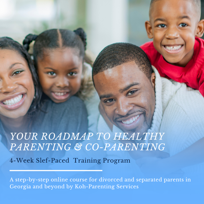 flexible 4-week online parenting and coparenting training course